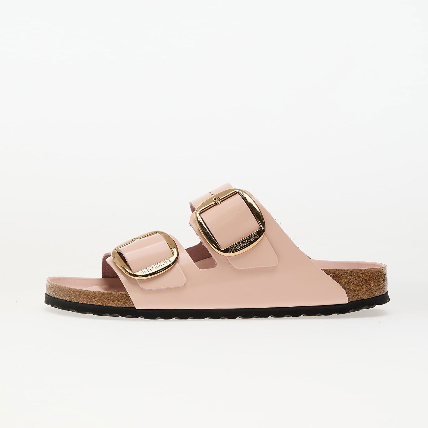 Tenisky a topánky Birkenstock Birkenstock Arizona Big Buckle Natural Leather Patent High-Shine Slides Ružová | 1029392, 0