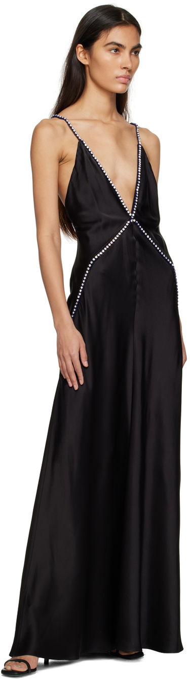 Šaty Stella McCartney Embellished Maxi Dress Čierna | 6A01253AU309, 3