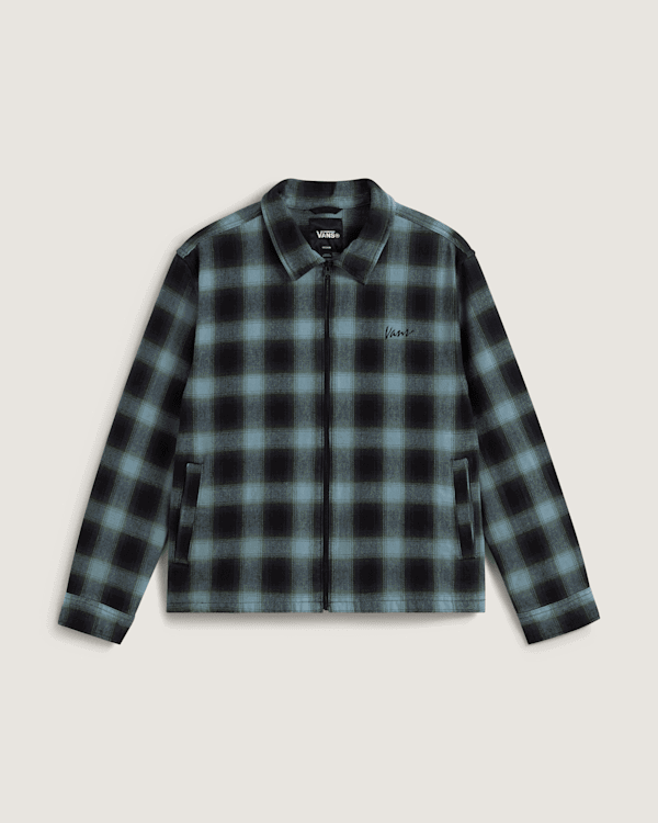 Bunda Vans Crestmont Plaid Shacket Tyrkysová | VN000P7UJDU, 0