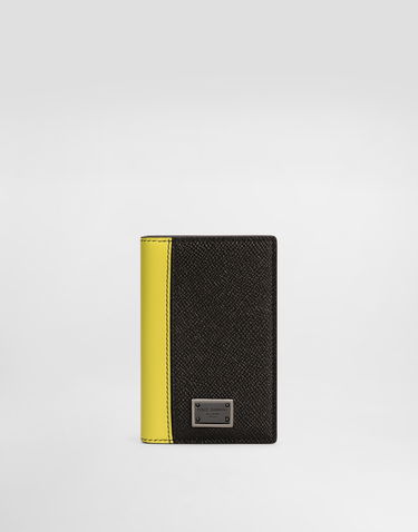 Peňaženka Dolce & Gabbana Dolce & Gabbana Dauphine Leather Card Holder Žltá | BP3323A6N728N971, 0