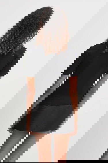 Tričko Carhartt WIP Philipa Ribbed Short Sleeve Fitted T-Shirt Čierna | I035471.89XX, 2