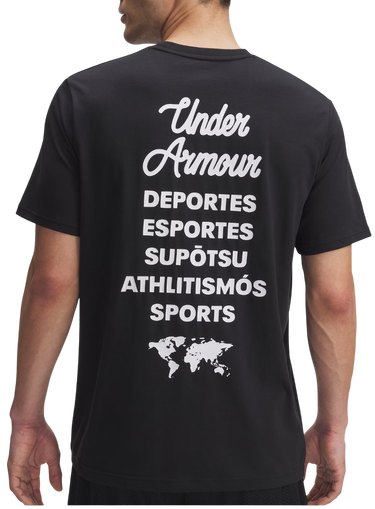Tričko Under Armour T-Shirt World Map Sports Wordmark Čierna | 6004143-001, 2