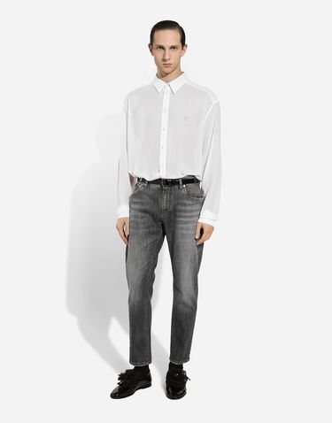 Košeľa Dolce & Gabbana Silk Shirt Biela | G5MG9TFU1ARW0800, 1