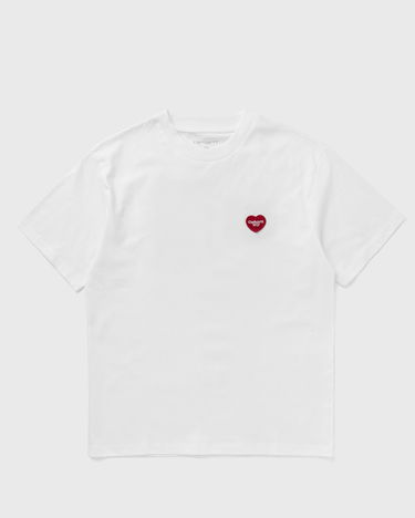Tričko Carhartt WIP Short Sleeve Heart Patch T-Shirt Biela | I032318-1WZ.XX, 0