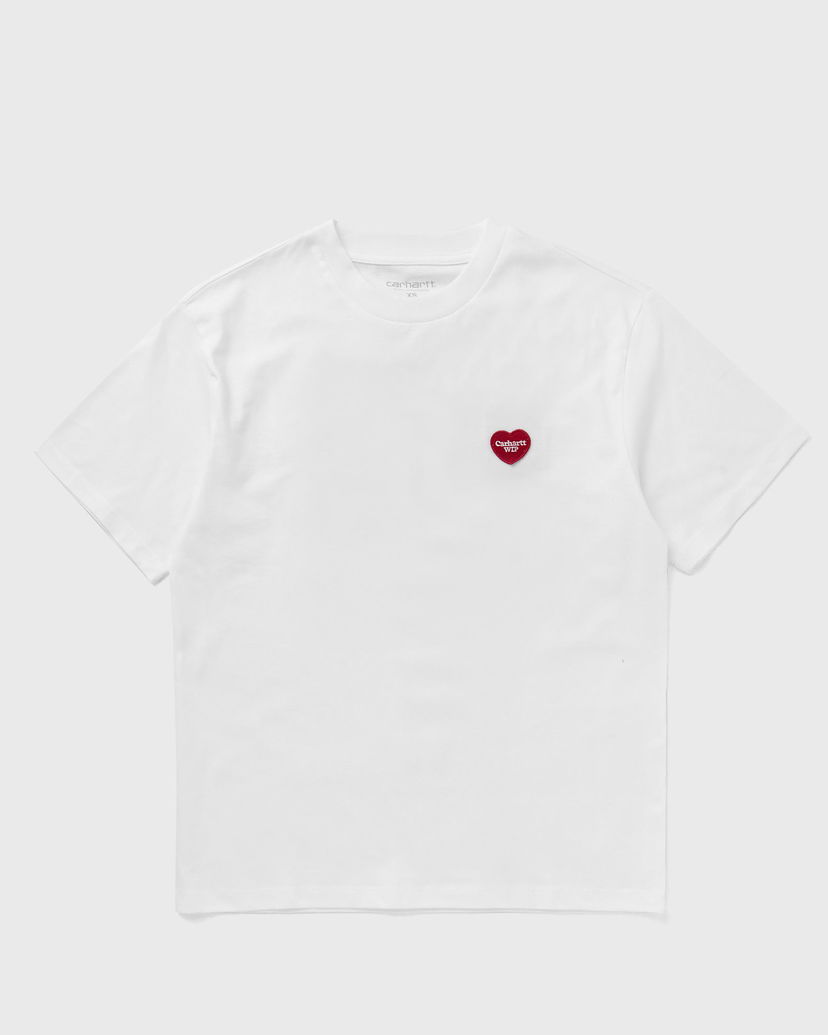 Tričko Carhartt WIP Short Sleeve Heart Patch T-Shirt Biela | I032318-1WZ.XX