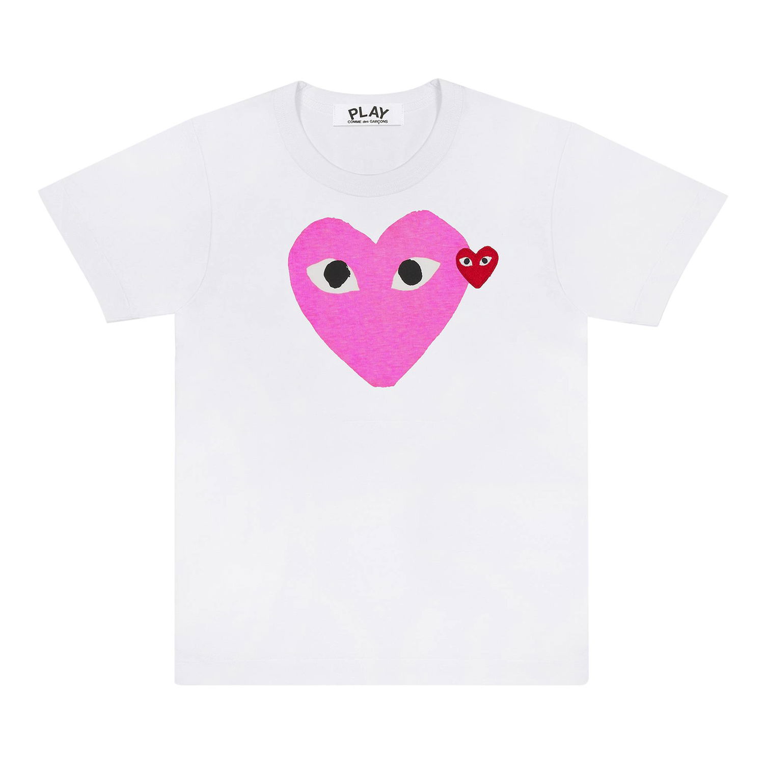 Tričko Comme des Garçons PLAY Colored Heart T-Shirt Biela | AZ T105 051 4, 1