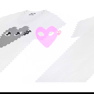 Tričko Comme des Garçons PLAY Colored Heart T-Shirt Biela | AZ T105 051 4, 1