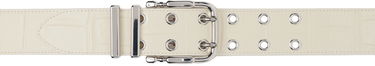 Opasok BY FAR BY FAR Duo Eyelets Belt Béžová | 23CADUCEMCES, 0