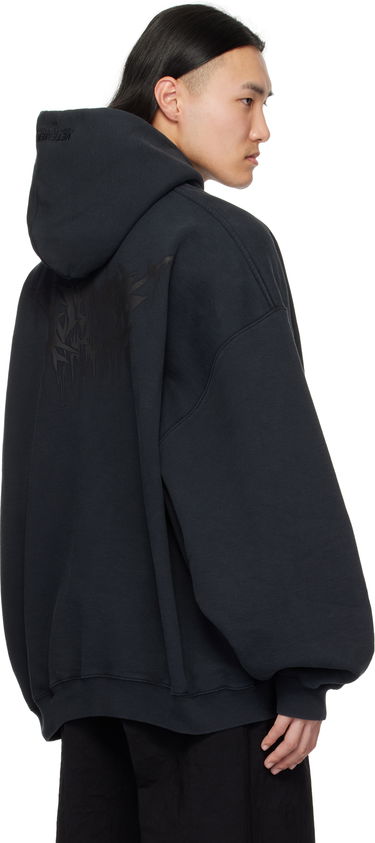 Mikina VETEMENTS Vetements Drip Metal Oversized Hoodie Čierna | UA66HD730B, 2