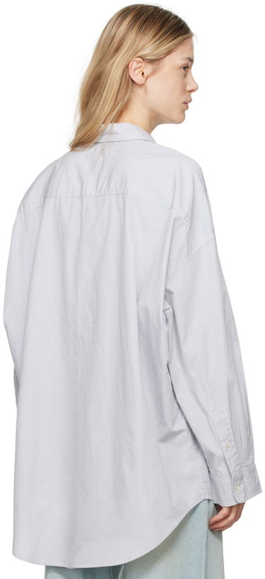Košeľa R13 R13 Drop Neck Striped Shirt Modrá | R13W7469-302, 2