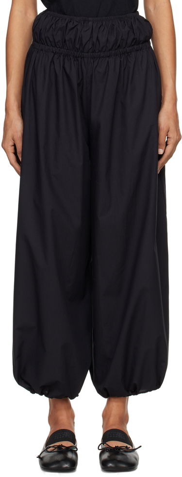 Nohavice Baserange Black Point Wide Leg Trousers Čierna | TRPO-PO-WI24, 0