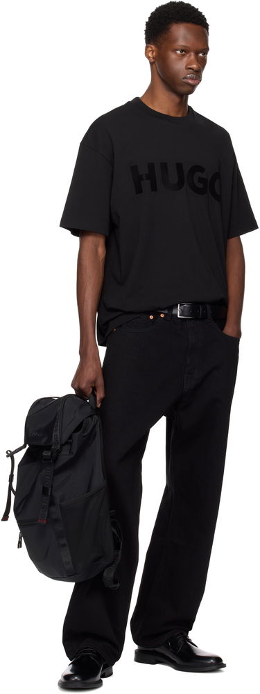 Batoh BOSS Hugo Bonded-Logo Backpack Čierna | 50547294, 3
