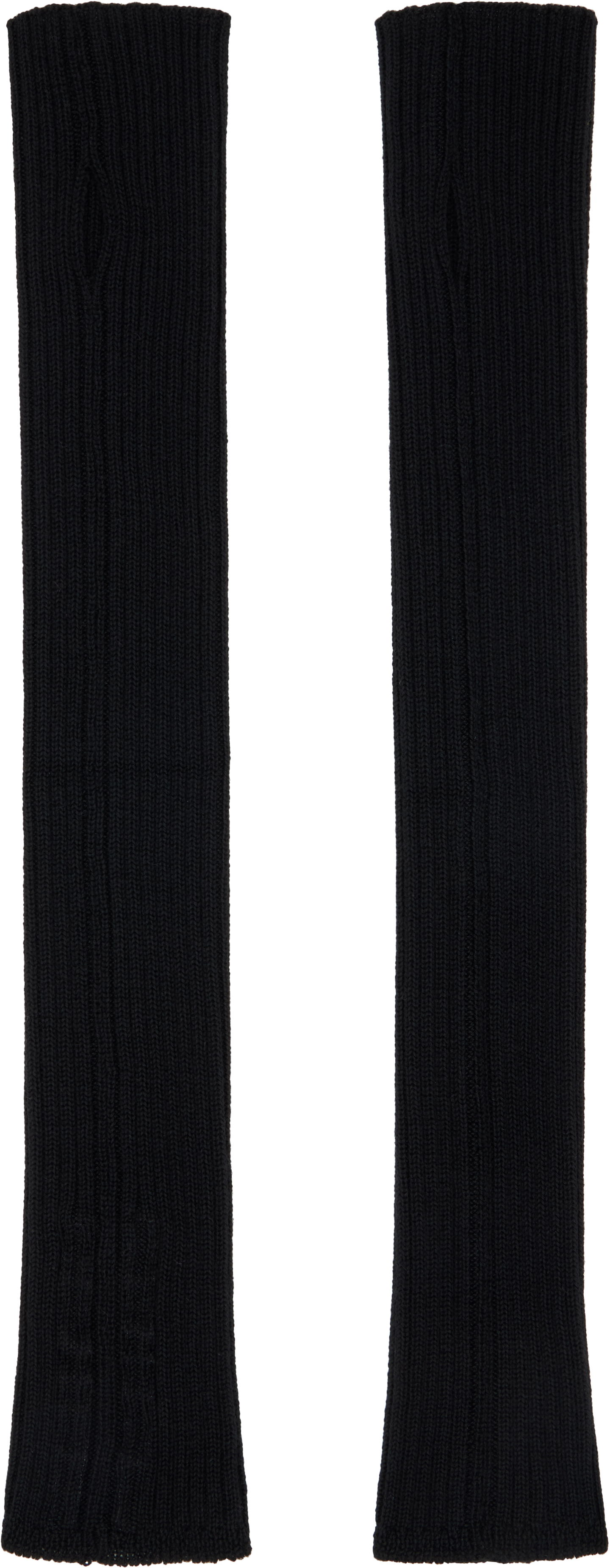 Rukavice Rick Owens Rick Owens Concordians Rasato Knit Arm Warmers Čierna | RU02E1488 WS, 1