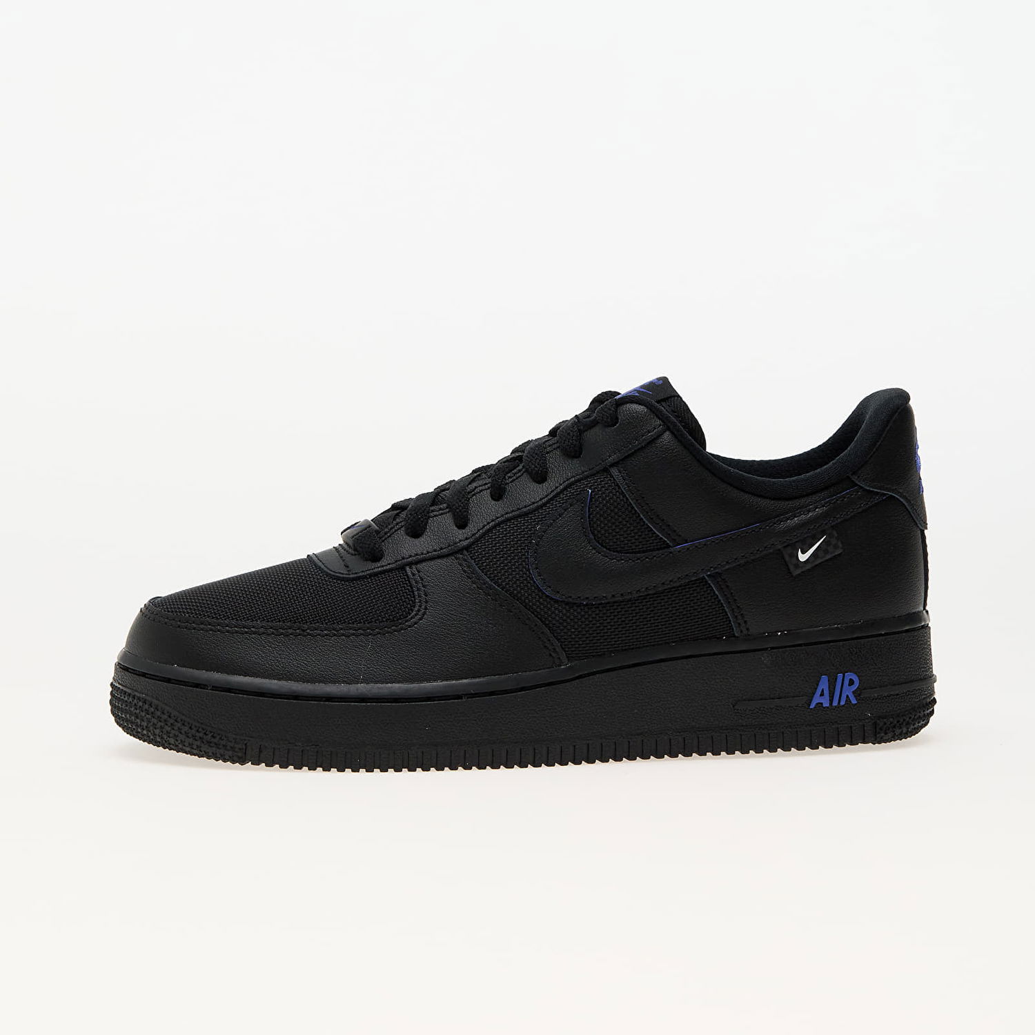 Tenisky a topánky Nike Air Force 1 '07 Black/ Black-Astronomy Blue-White Čierna | HM9605-001, 0