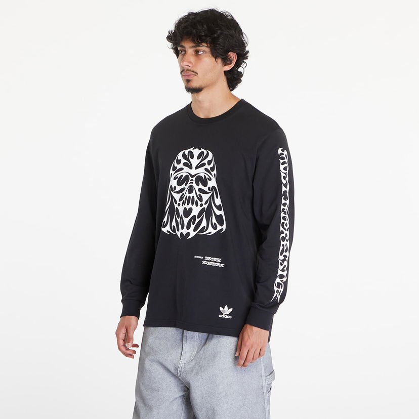 Tričko adidas Originals Star Wars x Nanzuka Long Sleeve Tee Black Čierna | IV9471