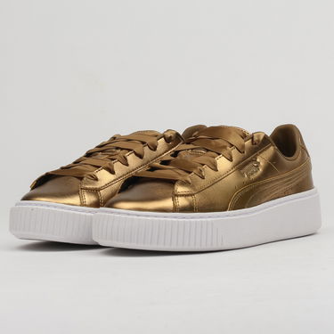 Tenisky a topánky Puma Basket Platform Luxe Wn's ermine - ermine Metalická | 366687 02, 0