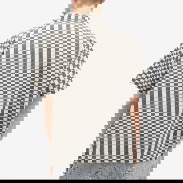 Košeľa ERL Checkerboard Vacation Shirt Biela | ERL08B016-BKW, 3