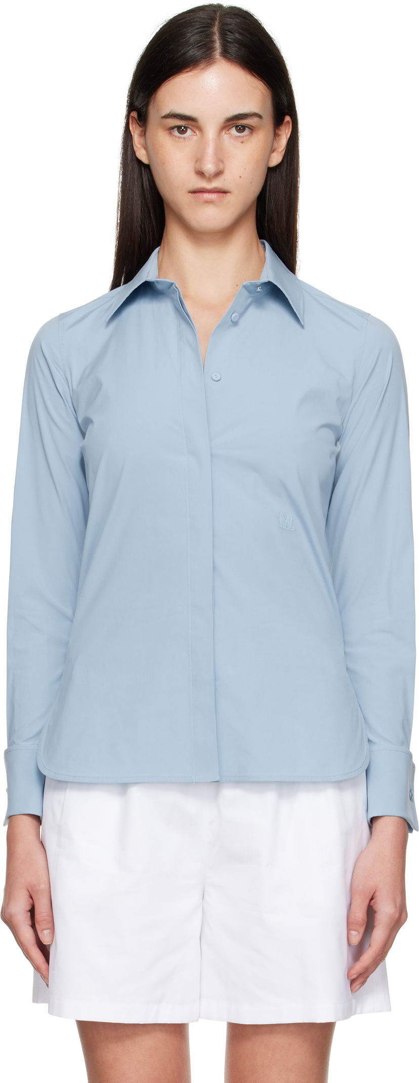 Košeľa Max Mara Max Mara Knut Shirt Modrá | 2521116031600