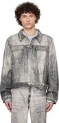 CAMPERLAB Paint Print Denim Jacket