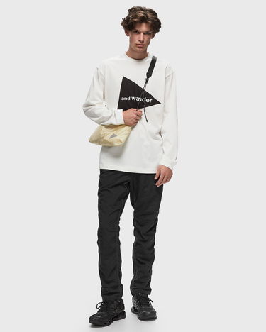 Tričko and wander Logo LS Tee Biela | 5744284170-030, 1
