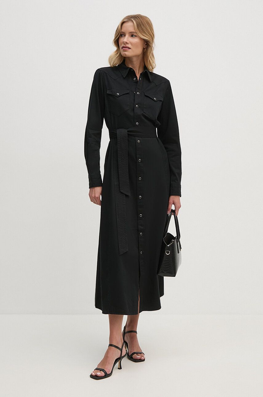 Šaty Polo by Ralph Lauren Maxi Dress Čierna | 211941456, 1