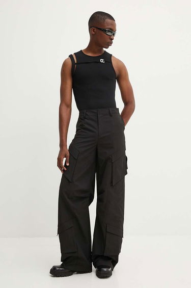 Tielko HELIOT EMIL Cutout Detail Tank Top Čierna | PREAW24.M.09.118, 3