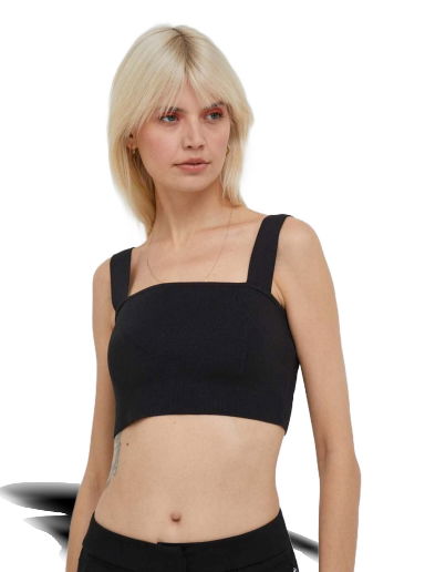 Crop Top CALVIN KLEIN Strappy Knitted Crop Top Čierna | K20K205748