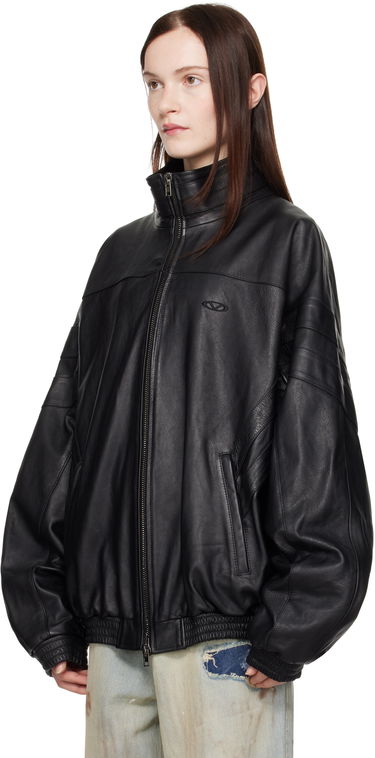 Bomber bunda VETEMENTS Vetements Tracksuit Leather Jacket Čierna | UA66JA280B, 3