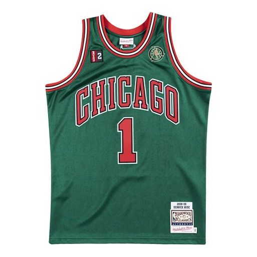 Dres Mitchell & Ness Mitchell & Ness NBA Chicago Bulls Jersey Zelené | AJY4EL18016-CBUDKGN08DRS, 0