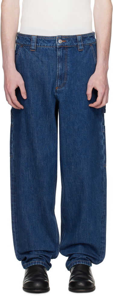 Džínsy A.P.C. A.P.C. Fergus Loose Fit Jeans Modrá | COHJK-M08500, 0