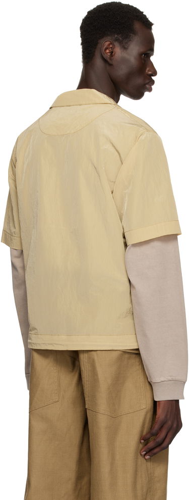 Polo tričko Ranra RANRA Foreger Shiny Nylon Polo Béžová | AMSS25PO02551, 2