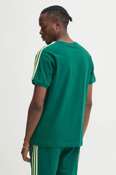 Tričko adidas Originals 3S Panel T-Shirt Zelené | JD4277, 2