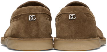 Tenisky a topánky Dolce & Gabbana Florio Ideal Suede Loafers Hnedá | A50593AS707, 1