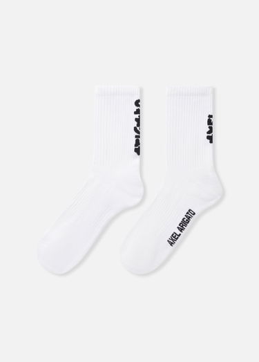 Ponožky AXEL ARIGATO Ribbed Crew Socks Biela | X3956003, 4