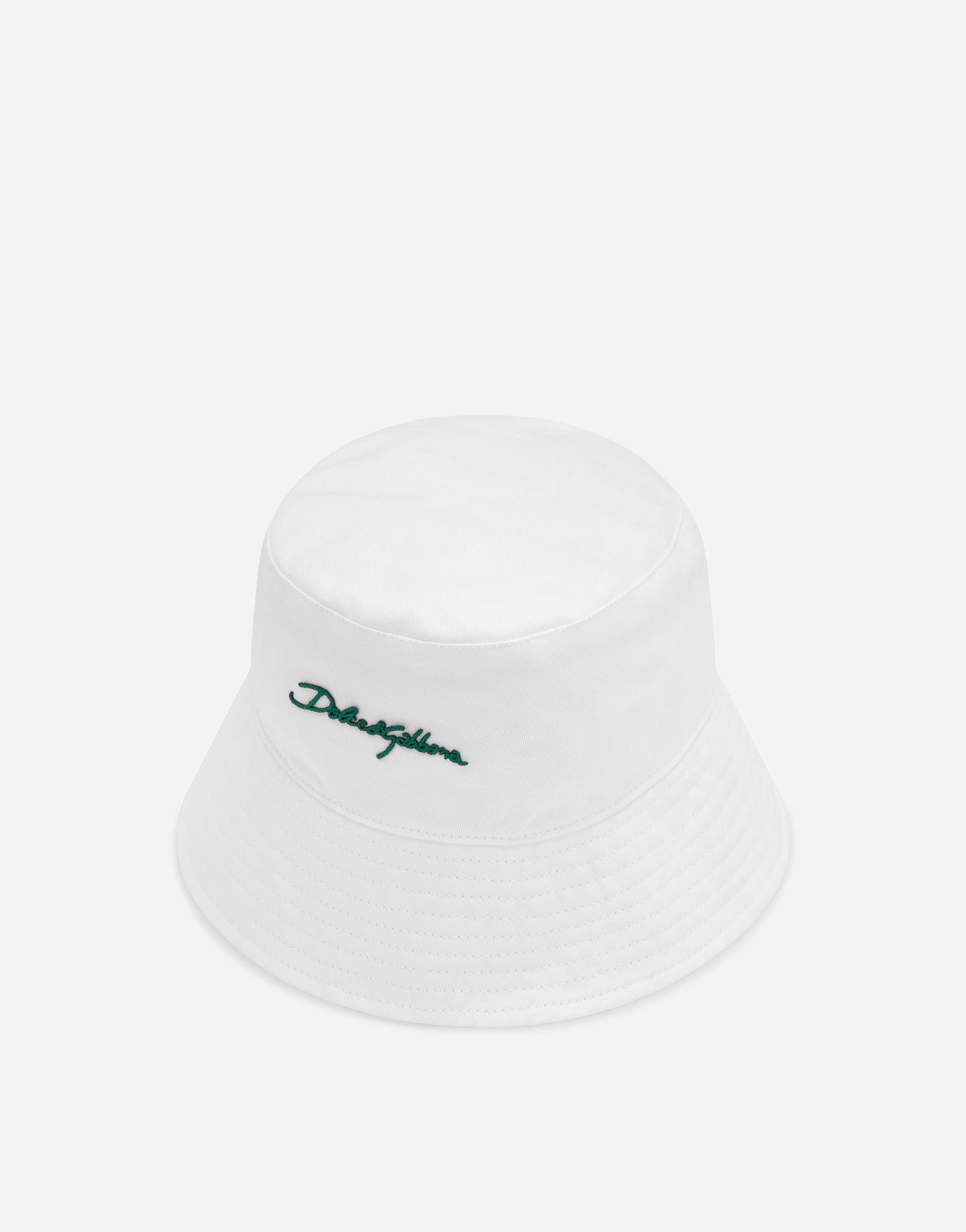 Klobúk Dolce & Gabbana Logo Bucket Hat Biela | GH895AGI334W0800, 1