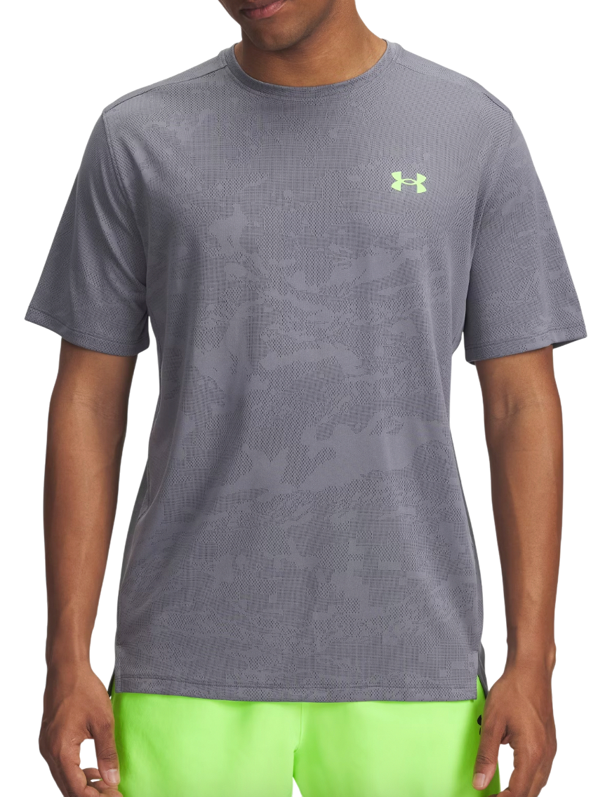 Tričko Under Armour Tech Vent Jacquard Short Sleeve T-Shirt Šedá | 1377052-025, 0