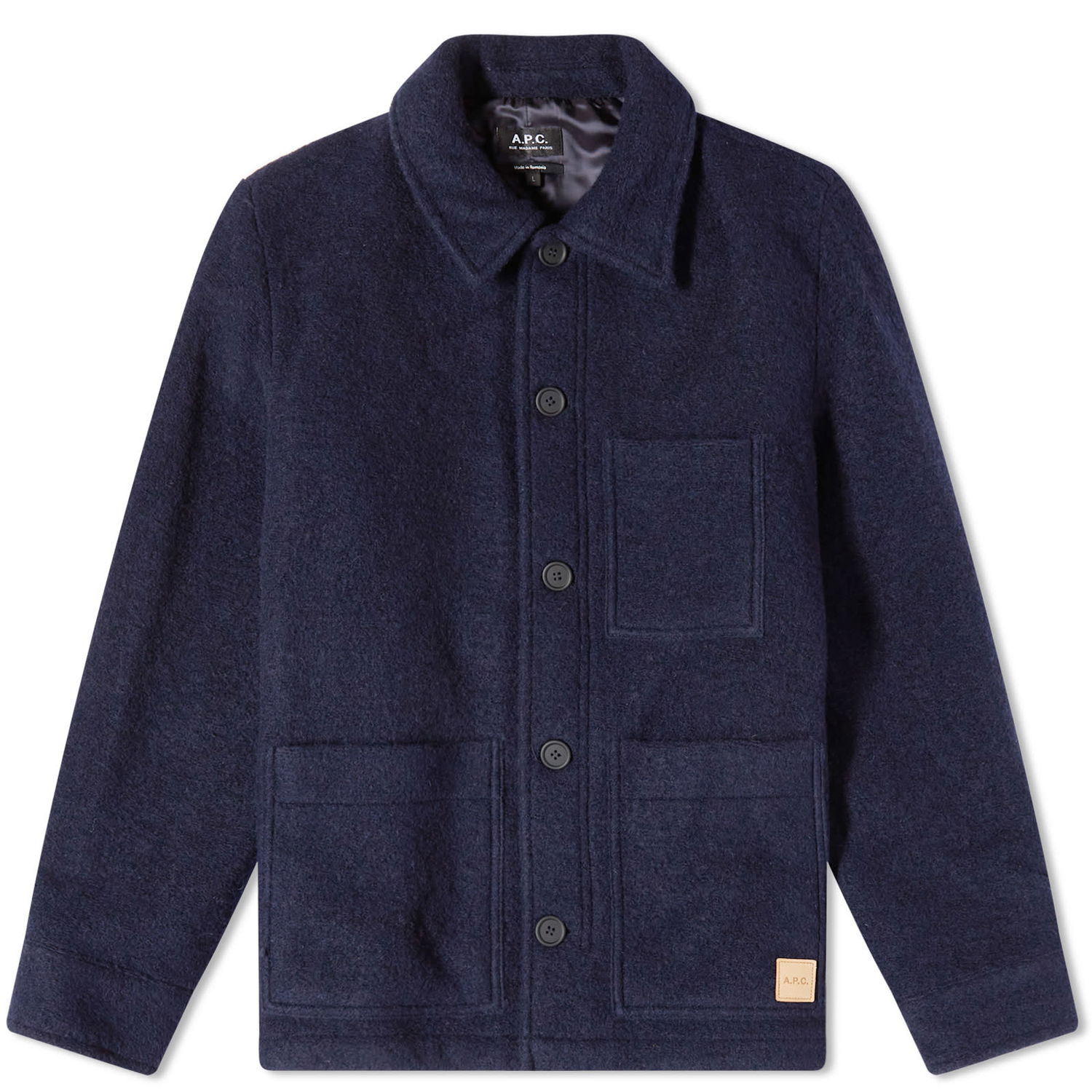 Bunda A.P.C. Emile Wool Chore Jacket Navy | WVBCA-H02713-IAK, 0