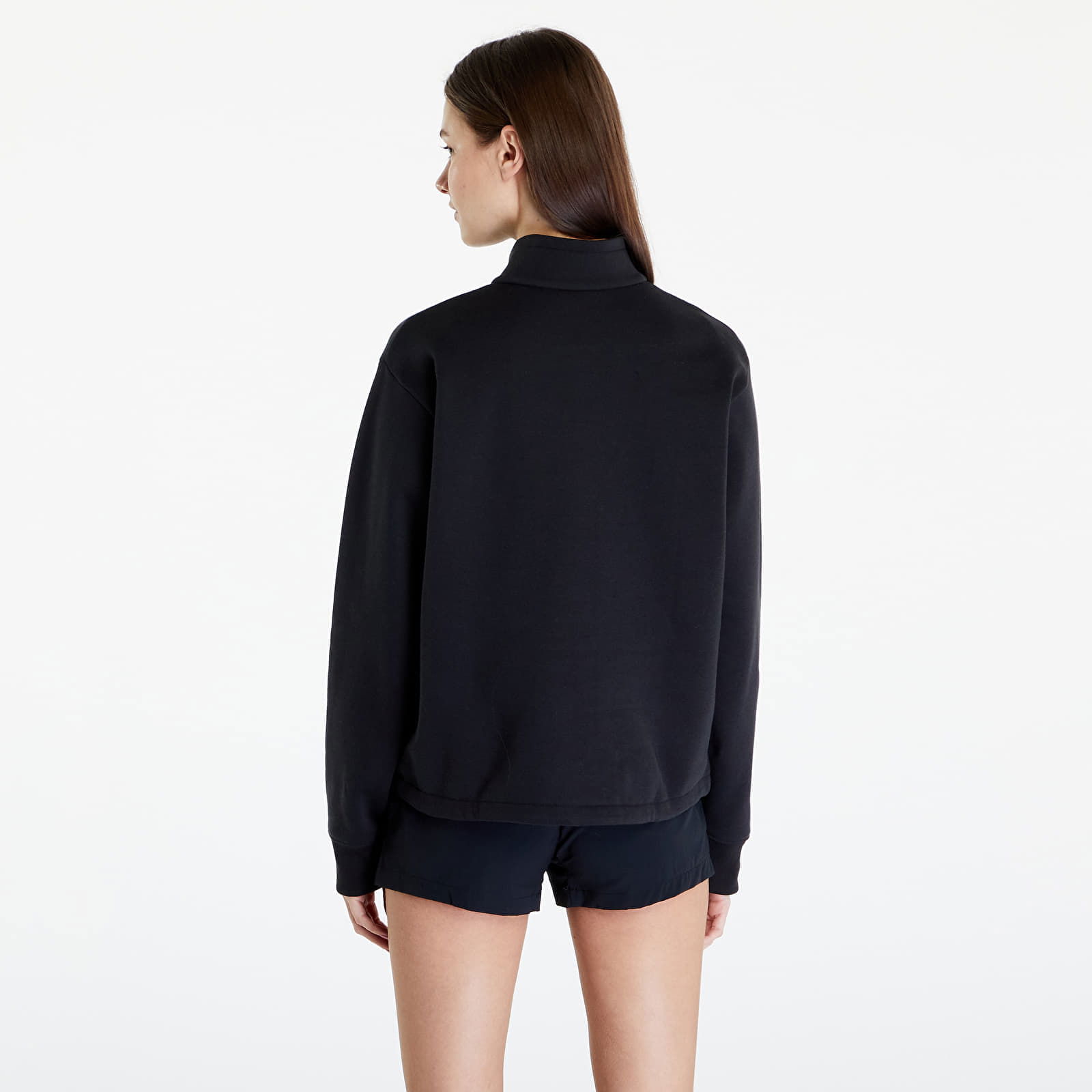 Lodge Half Zip Fleece Sweatshirt Black