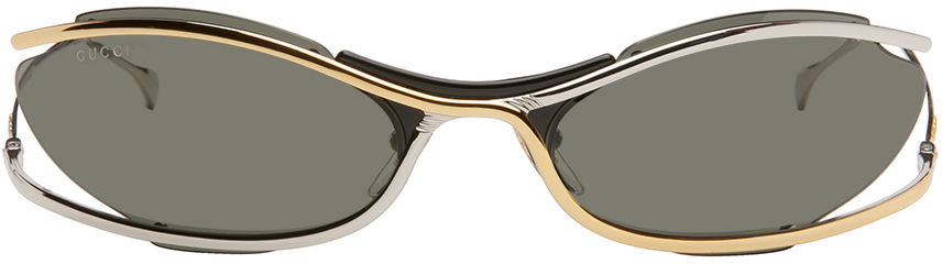 Slnečné okuliare Gucci Oval Šedá | GG1487S, 0