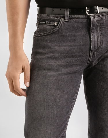 Džínsy Dolce & Gabbana Washed Denim Trousers Šedá | GY07CZG8OW1S9001, 3