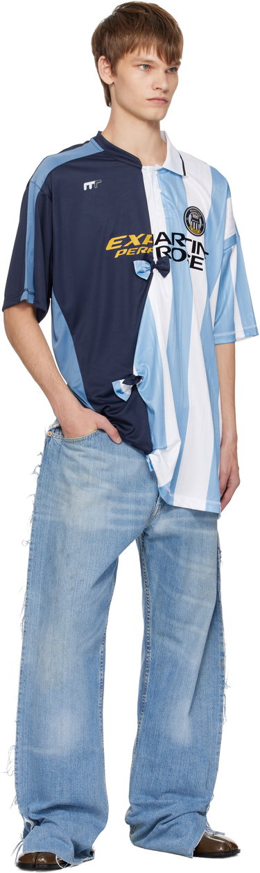 Tričko Martine Rose Martine Rose Collage Football T-Shirt Modrá | 189JT14531, 3
