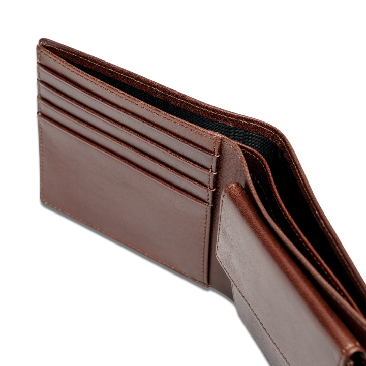 Peňaženka Vasky Fredy Dark Brown Leather Wallet Hnedá | A-0037-004, 1