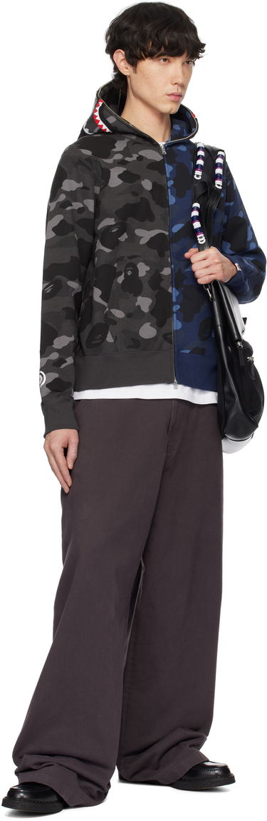 Mikina BAPE Camo Shark Full-Zip Hoodie Rôznofarebný | 001ZPK801001M, 3