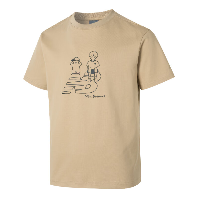 Tričko New Balance Noritake Graphic T-Shirt Béžová | AMT42337-INC