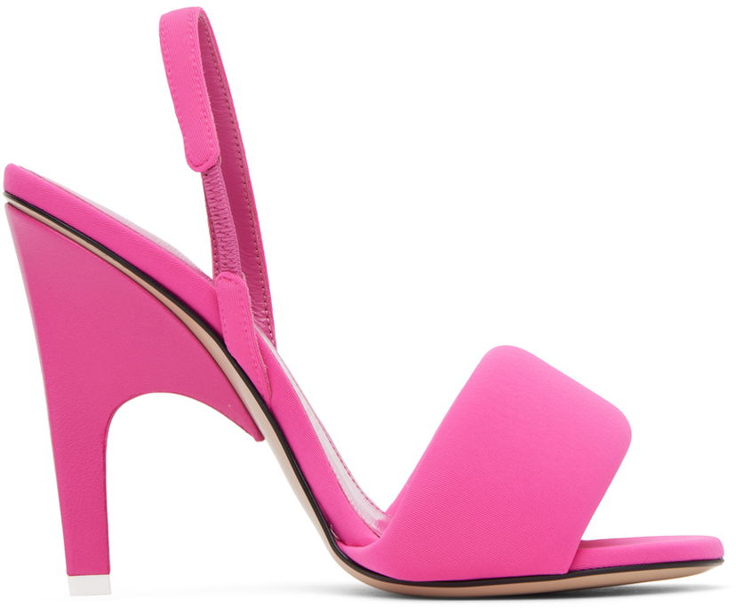 Doplnky The Attico Attico Rem Heeled Sandals Ružová | 232WS522 E075
