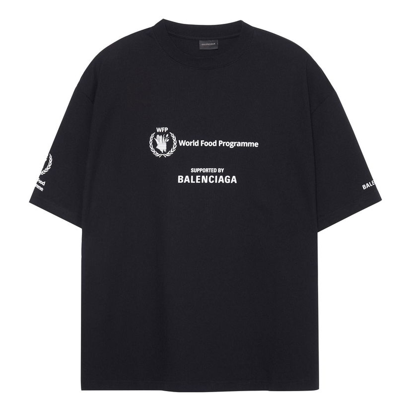 Tričko Balenciaga WFP T-Shirt Čierna | 612966TMVL21070