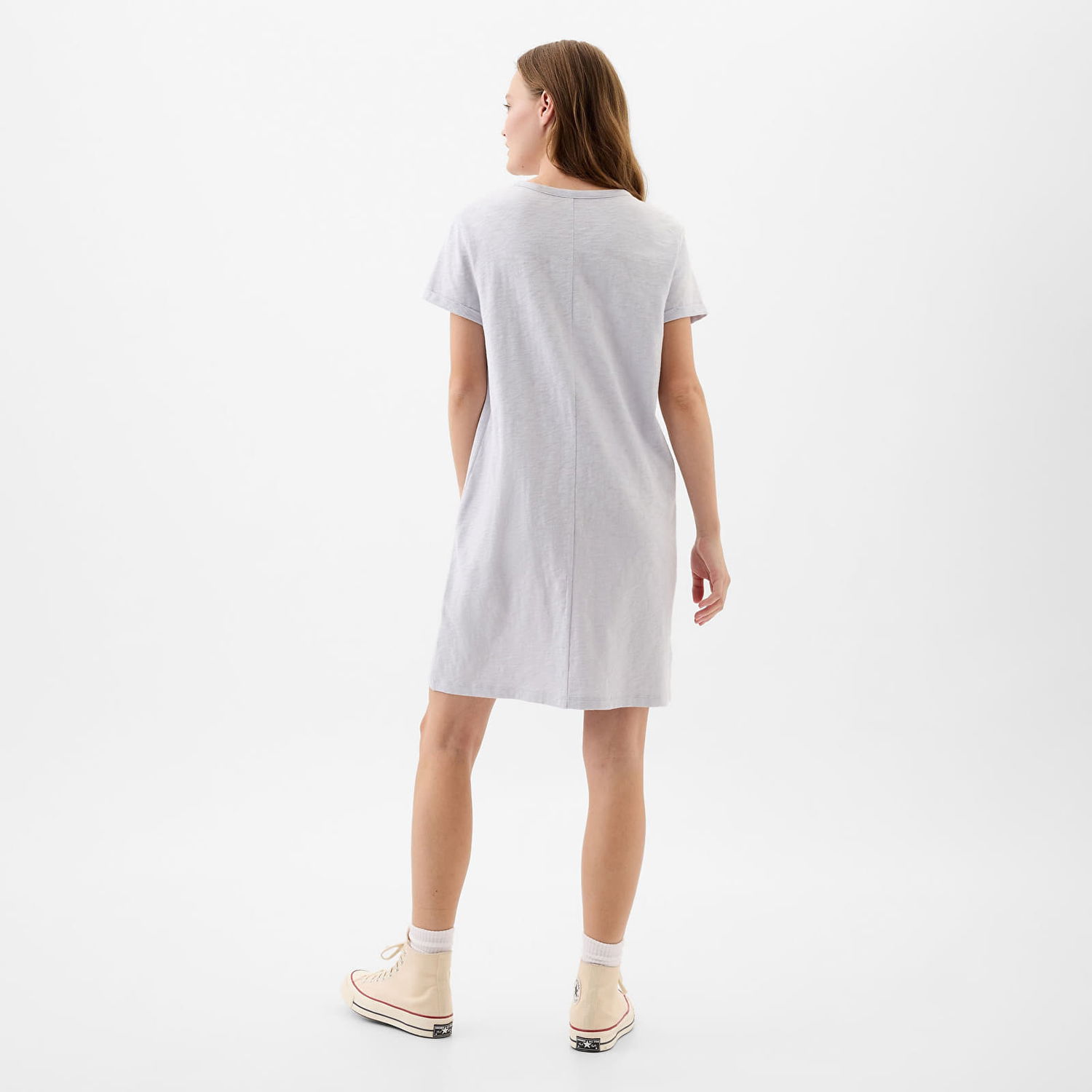 Šaty GAP Dresses Logo Dress Grey Matter Šedá | 885593-02, 1