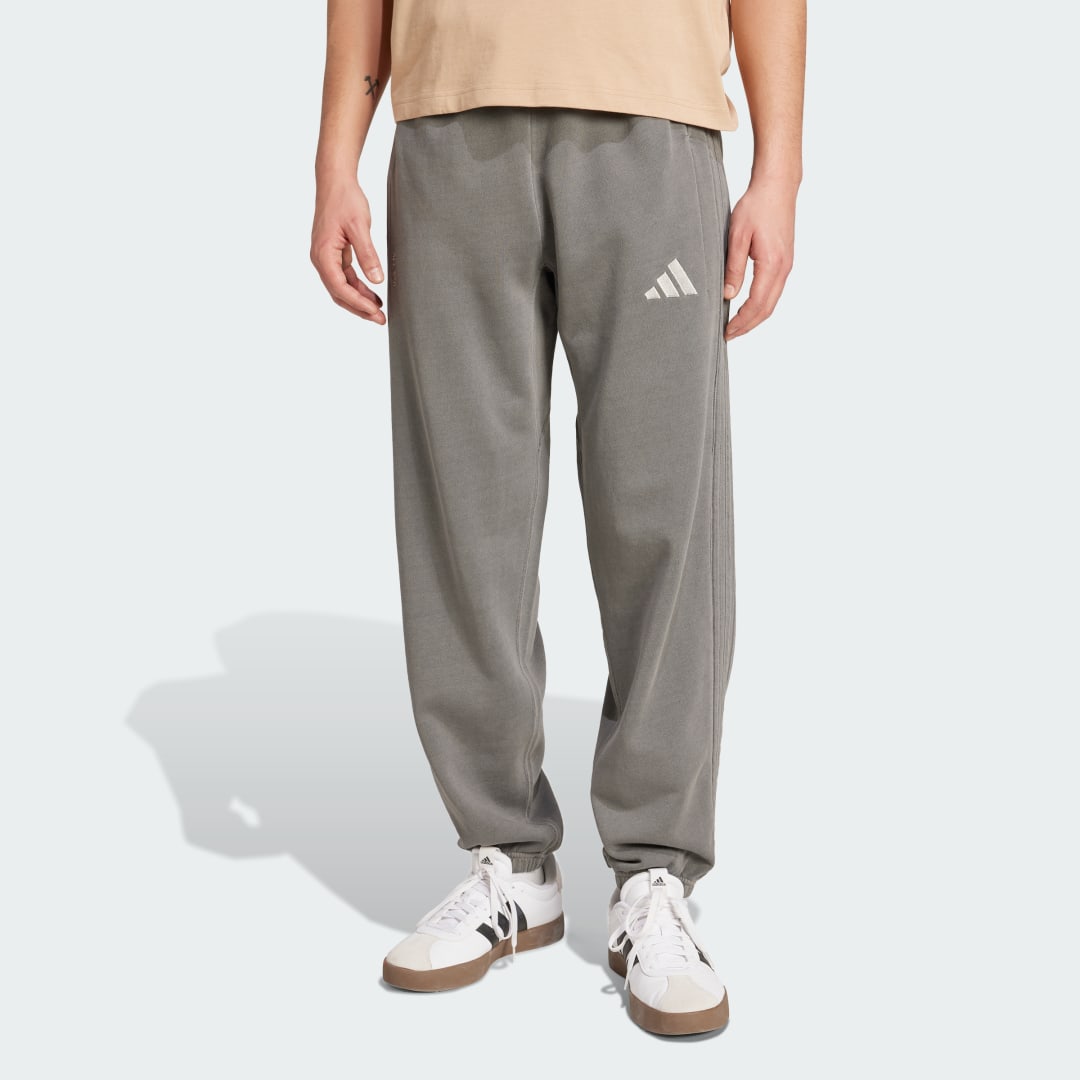Tepláky adidas Performance ALL SZN French Terry Washed Loose Pants Šedá | JL6524, 0
