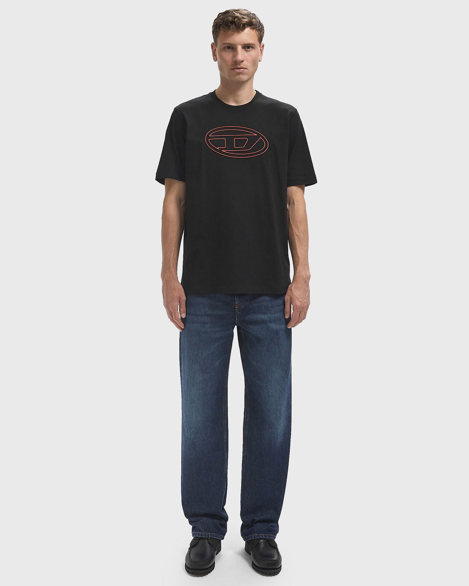 Džínsy Diesel D-Macro Wide-Leg Jeans Modrá | A11598-09I27-01, 1