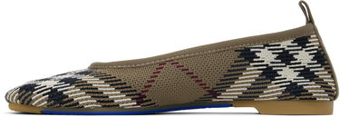 Šaty Burberry Burberry Check Ballerina Flats Hnedá | 8101054, 2